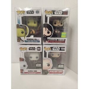 Funko POP!  Star‎ Wars Bundle General 653 Andor 534 Sing 303 Tarkin 159